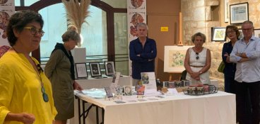 Vernissage de l'exposition de Clotilde Cazamajour